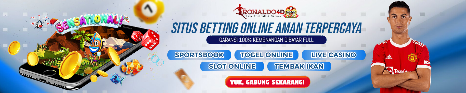 RONALDO4D | Situs Slot Online Populer & Pilihan Terbaik Hari Ini